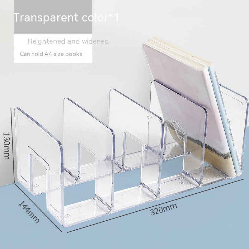 Shelf Reading Rack Book Holder Desktop Fixed Book Storage