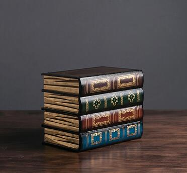 Retro simulation book decoration