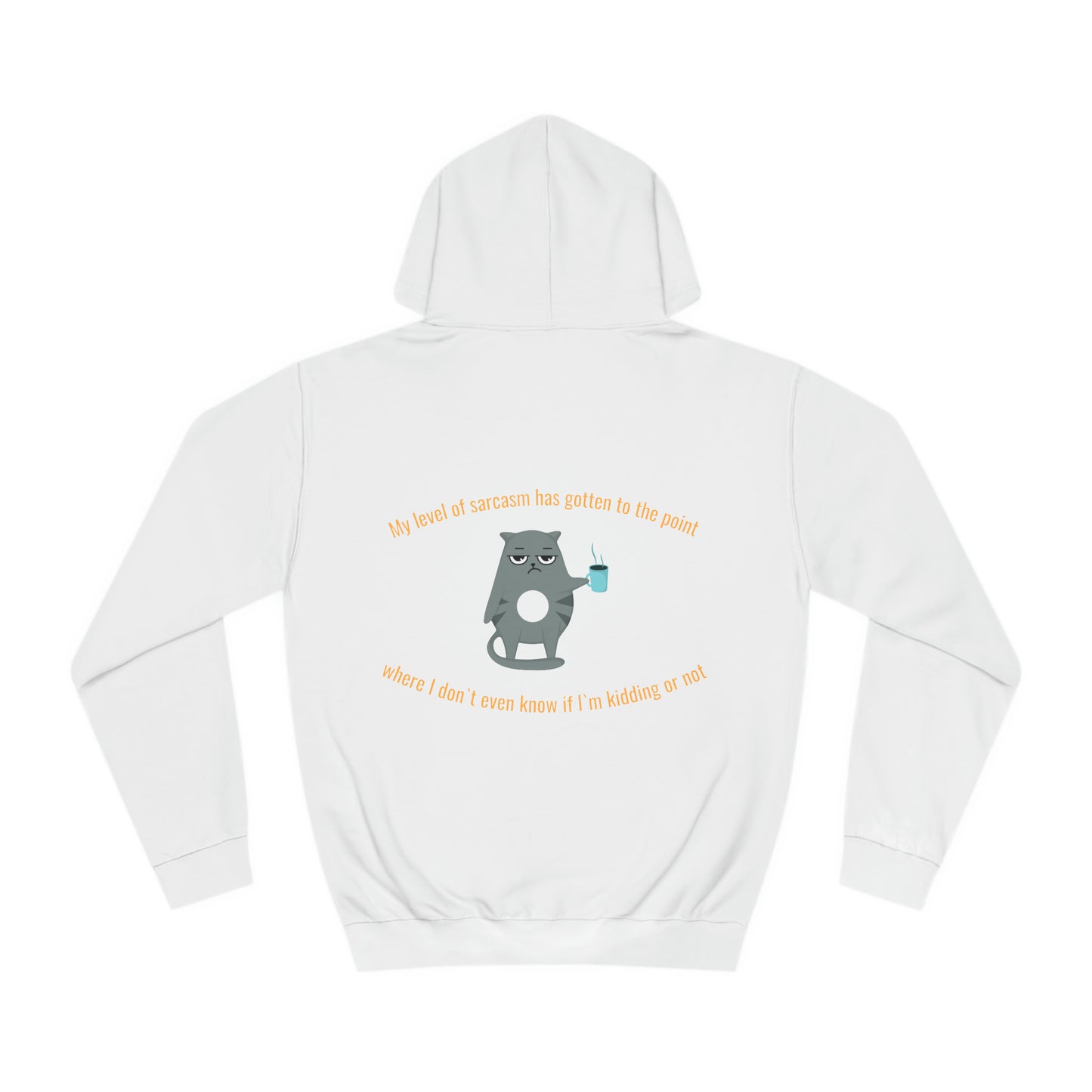 My level of sarcasm, Pawsitivevibesbygro College Hoodie