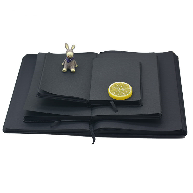 Black Book Starry Sky All Black Inner Pages Hand Book