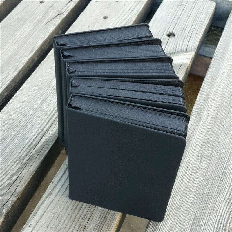 Black Book Starry Sky All Black Inner Pages Hand Book