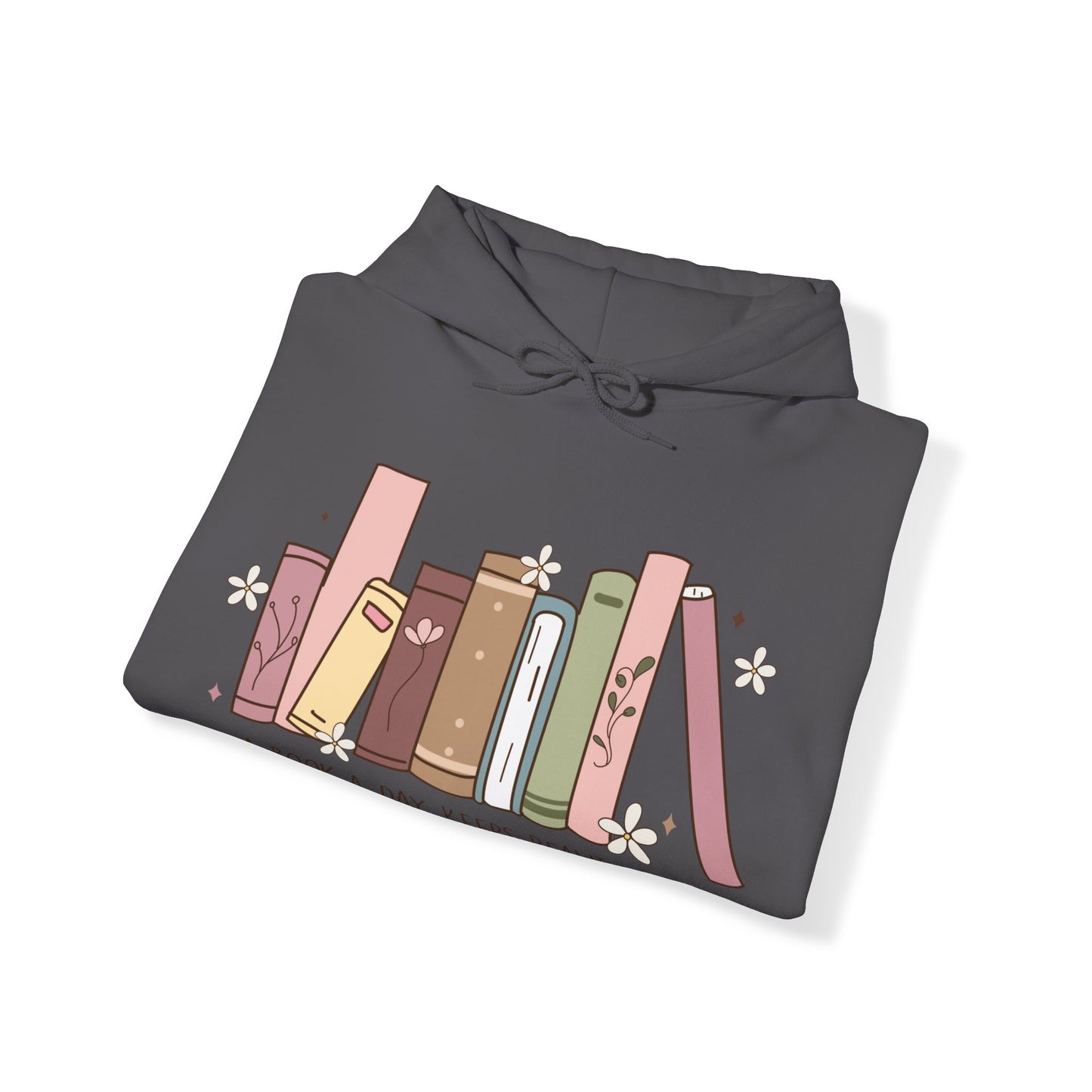 A book a day keeps reality away Hooded Sweatshirt