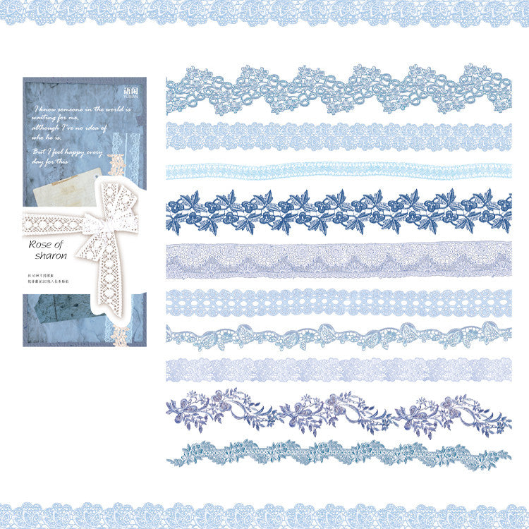 Lace Stickers DIY Scrapbooking Adhesive Collage Junk Journal