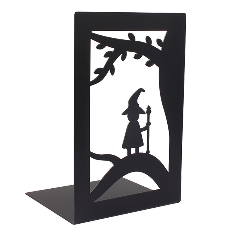 Iron Crafts Fantasy Personality Pattern Book Stand