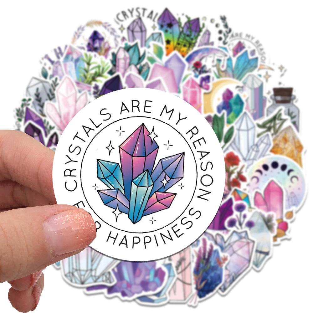 50 New Dreamy Crystal Graffiti Stickers