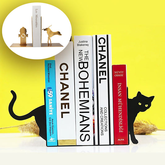 Cat Creative Book Stand Dog Pee Funny Book Lean