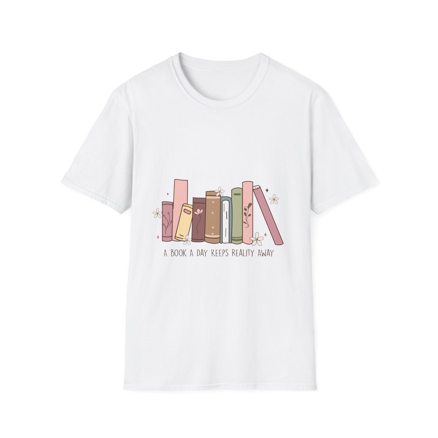 A book a day keeps reality away T-Shirt