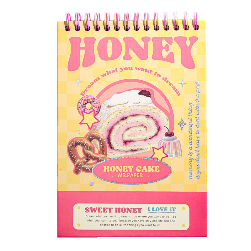 Dessert Vending Machine Series Cute Cartoon Bear Journal Book