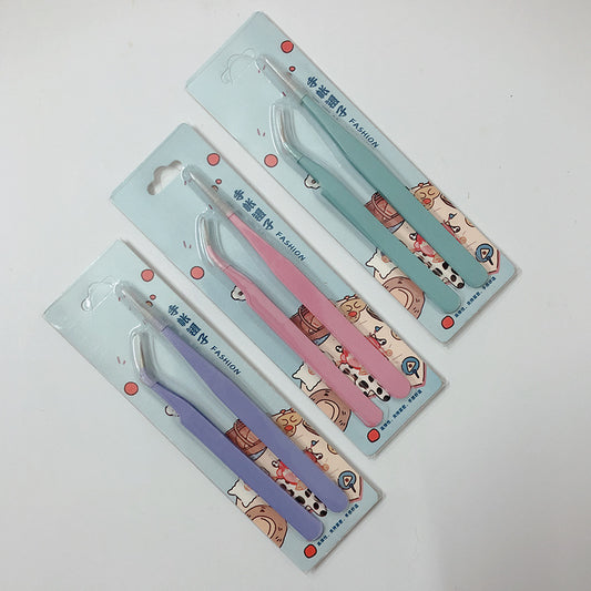 High Precision Stainless Steel Hand Account Tweezers Journal Stickers