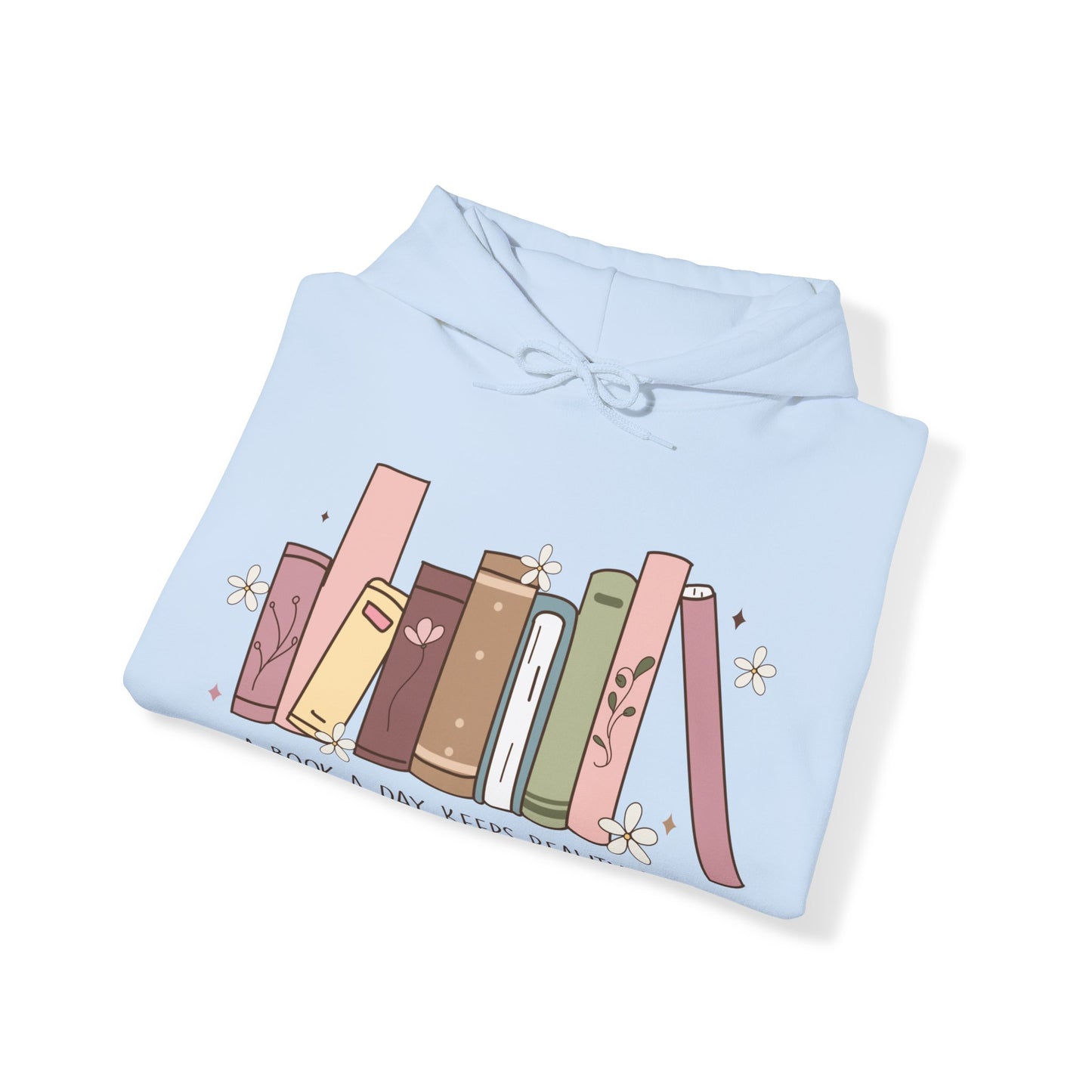 A book a day keeps reality away Hooded Sweatshirt