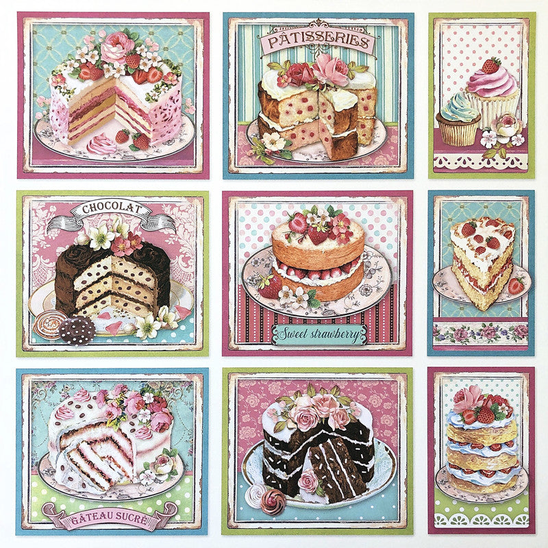 Delicious Dessert Retro Journal Decoration Stickers