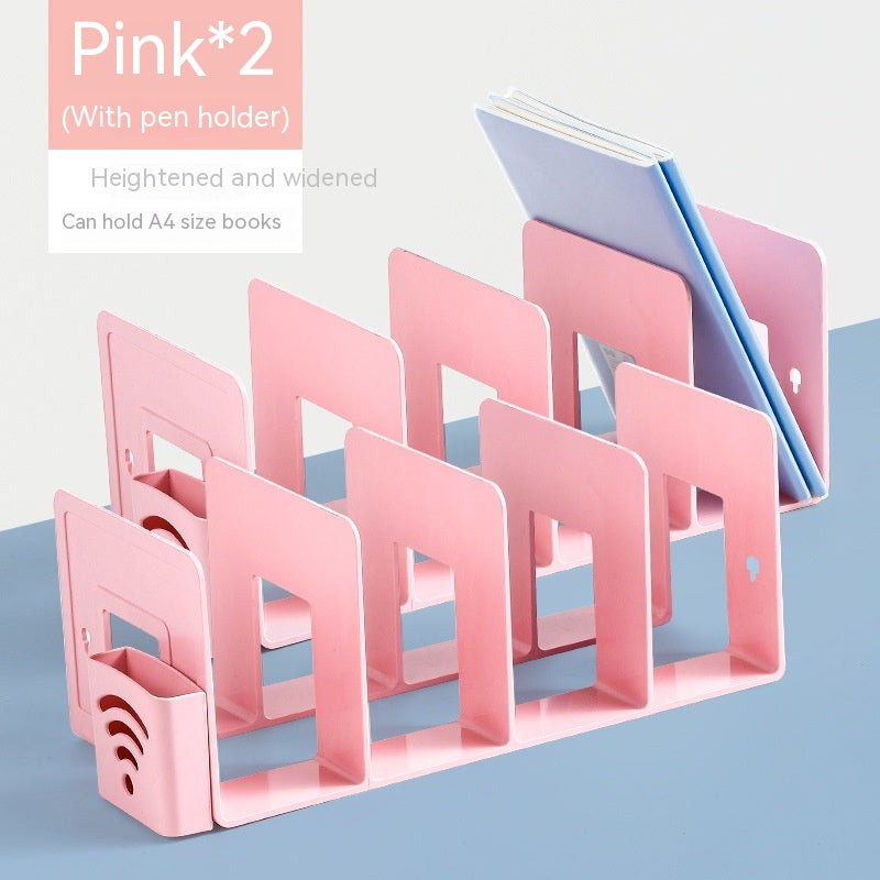 Shelf Reading Rack Book Holder Desktop Fixed Book Storage