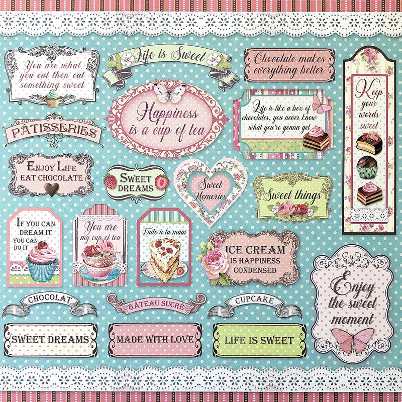 Delicious Dessert Retro Journal Decoration Stickers