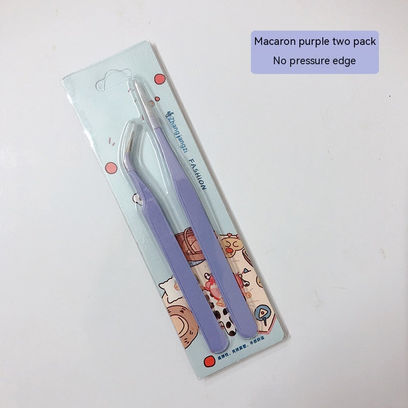 High Precision Stainless Steel Hand Account Tweezers Journal Stickers